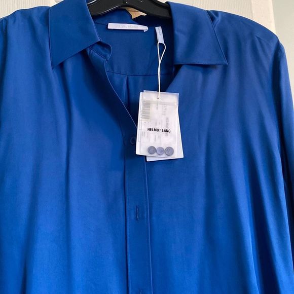 Helmut Lang Woven Button-Down Shirt - Picture 3 of 5